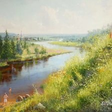 Схема вышивки «Приволье»