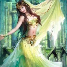 Схема вышивки «танцовщица»