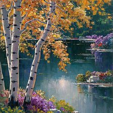 Схема вышивки «осень»