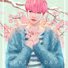 Схема вышивки «BTS JIMIN»