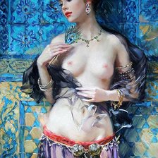 Схема вышивки «Наложница султана»