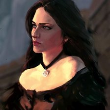 Схема вышивки «Йеннифэр из Венгерберга»