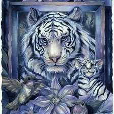Схема вышивки «Тигр»