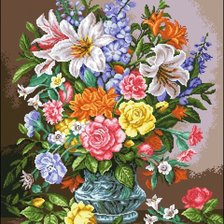 Схема вышивки «Букет для меня»