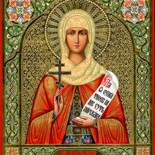 Схема вышивки «Св. Наталия Сербская»