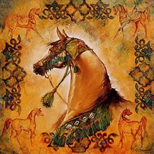 Схема вышивки «лошадка»