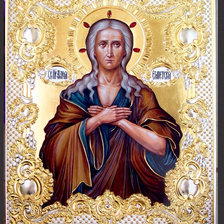 Оригинал схемы вышивки «Св. Мария Египетская» (№2095484)