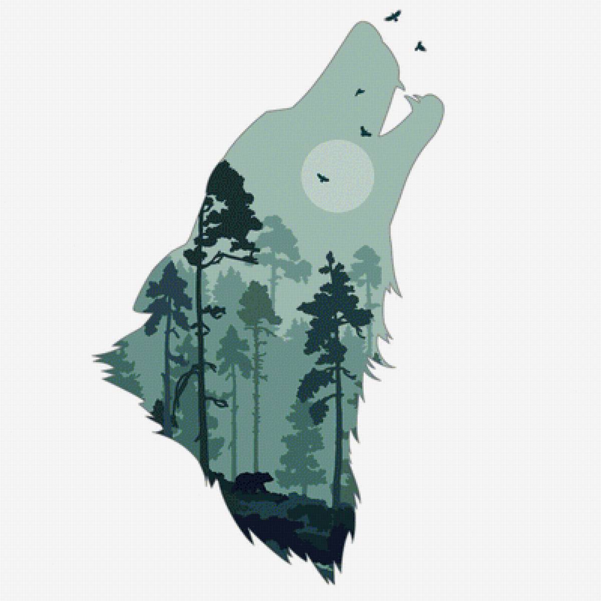 Зов - лес, волк - предпросмотр