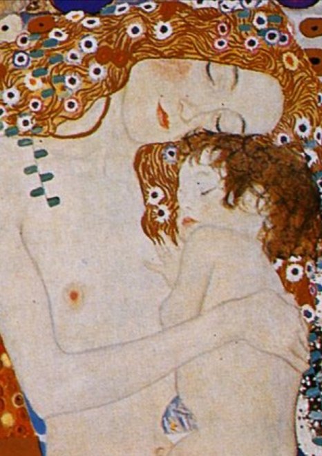 Климт_Мать и дитя - мать и дитя, три возраста женщины, климт - оригинал