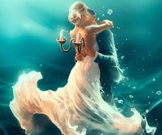 Танец в голубом - танец - оригинал