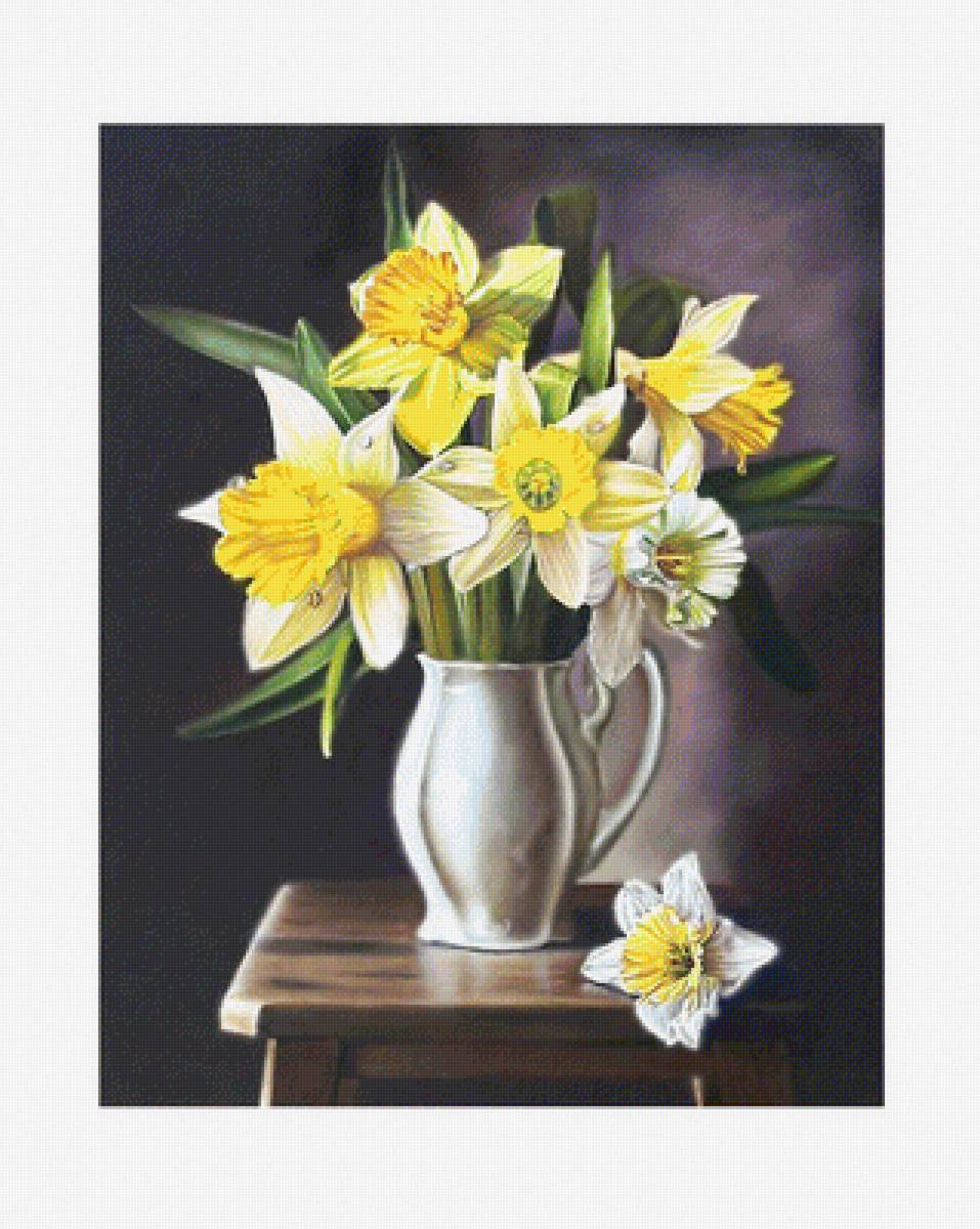 Натюрморт. - цветы, натюрморт, живопись. - предпросмотр