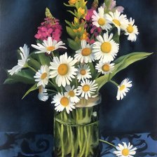 Схема вышивки «Ромашки»