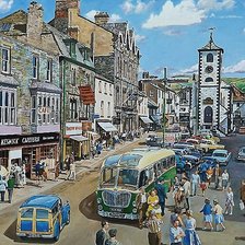 Схема вышивки «Большой город»