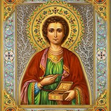 Схема вышивки «Святой Великомученик Пантелеймон Целитель»