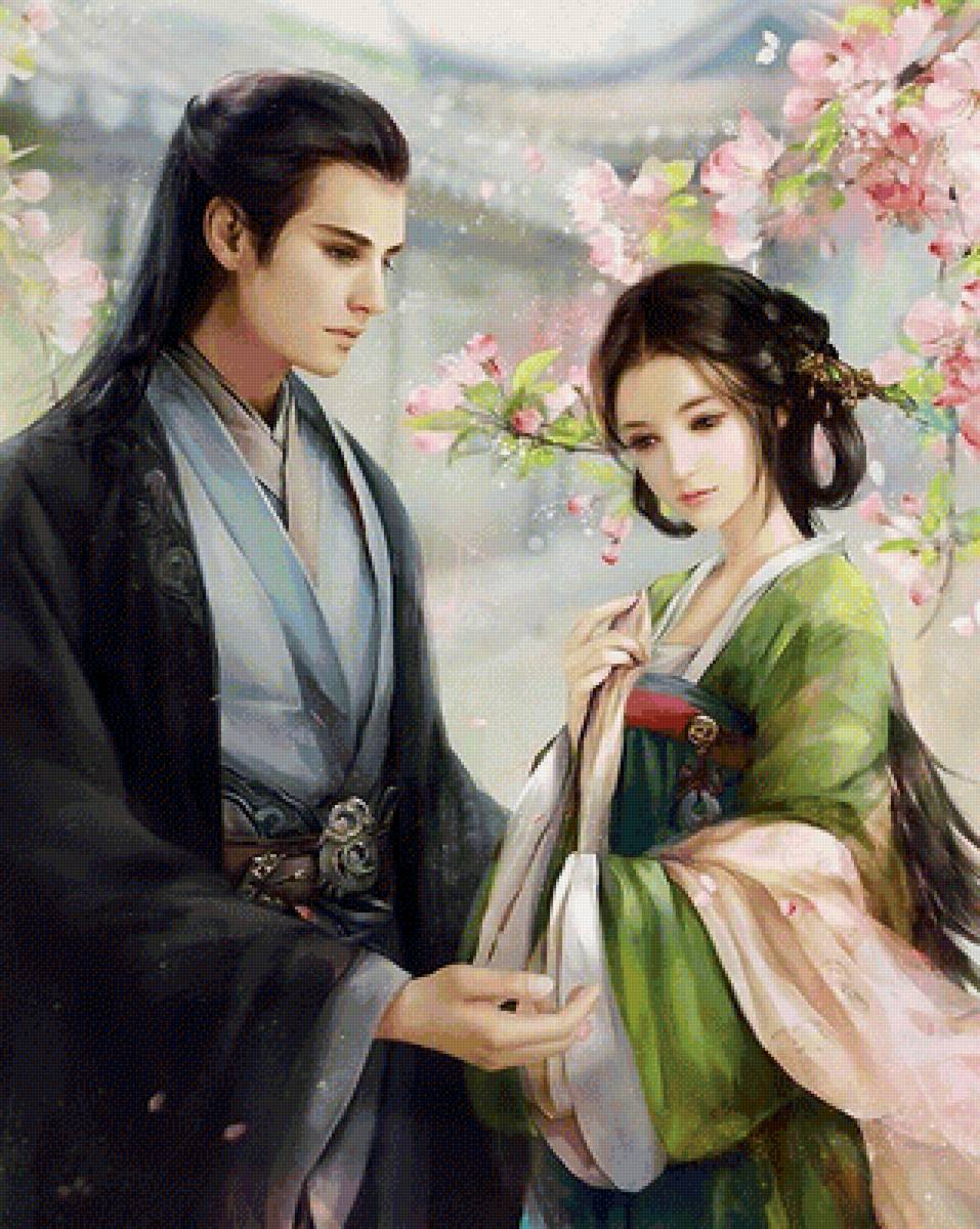 Пара - иллюстрация, сказка, фэнтези - предпросмотр