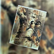 Схема вышивки «птицы»