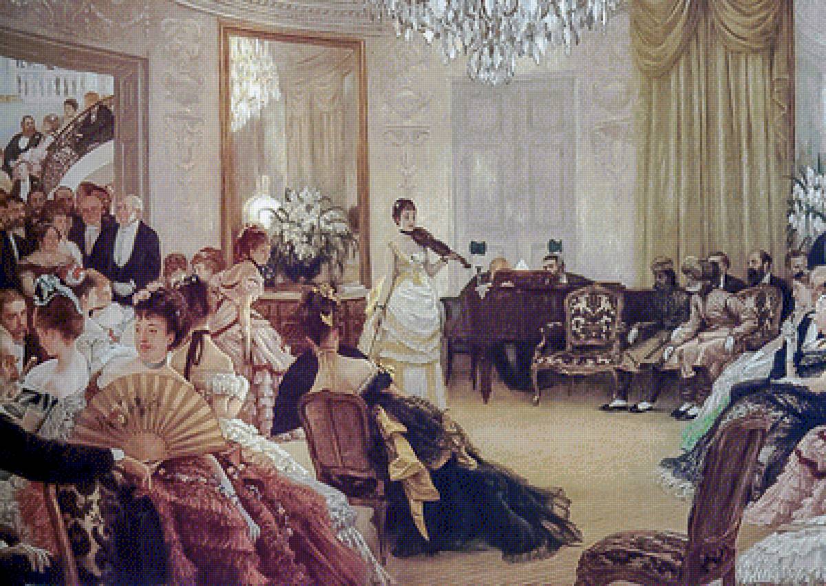 Hush! - james tissot painter.scenarys.people.music. - предпросмотр