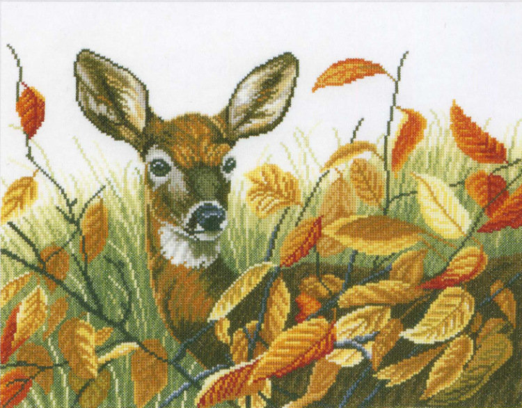 Олененок - deer, олененок, autumn lady - оригинал