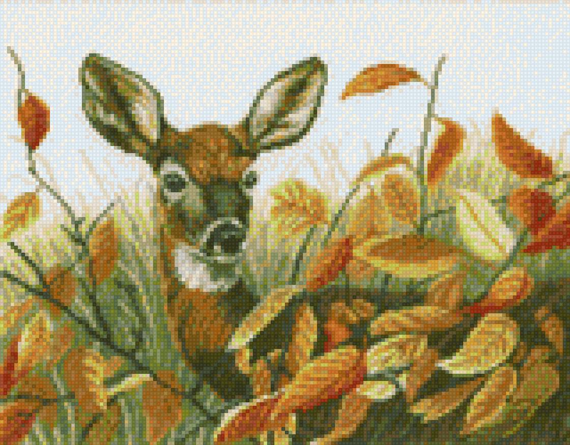 Олененок - deer, олененок, autumn lady - предпросмотр