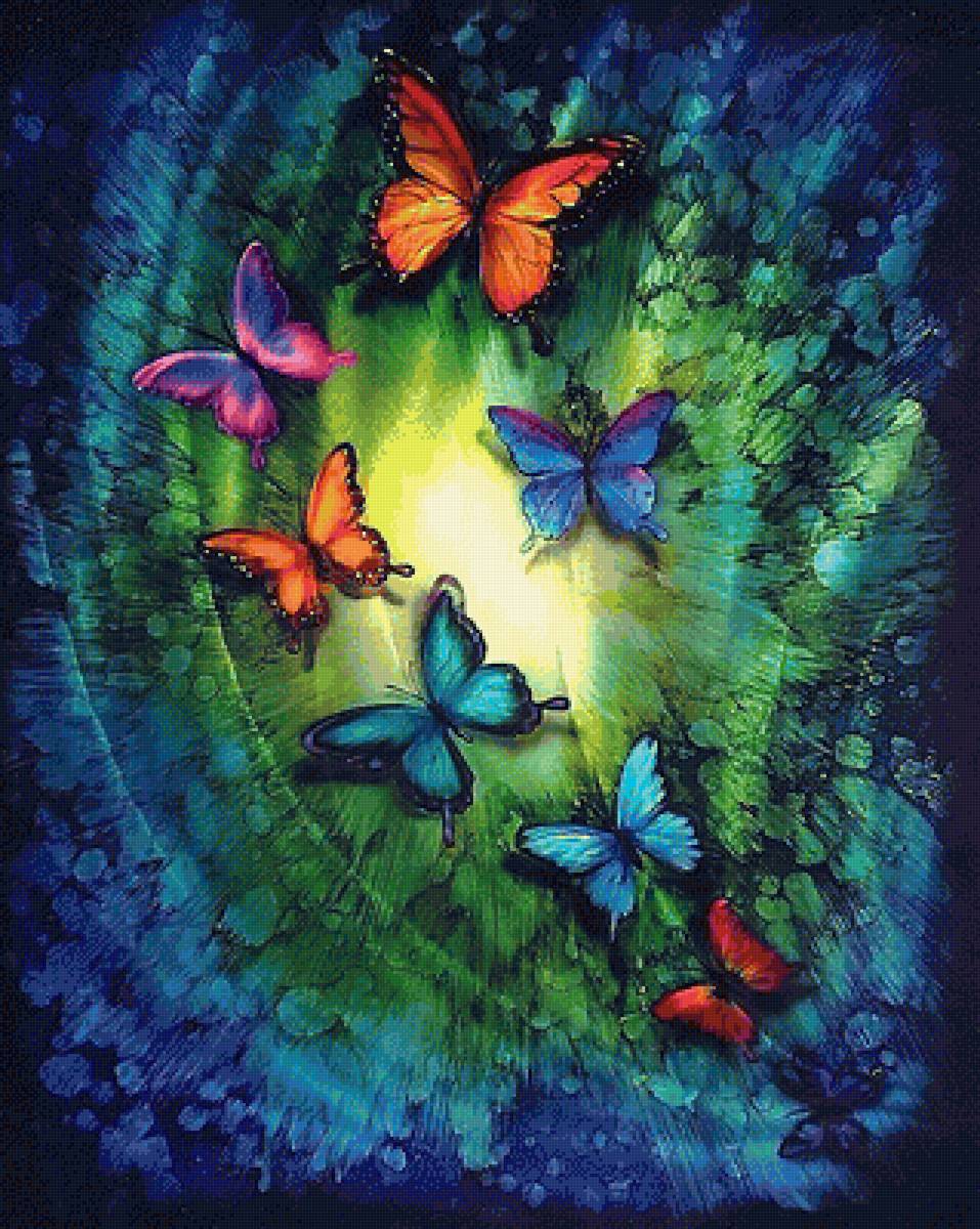 бабочки - предпросмотр