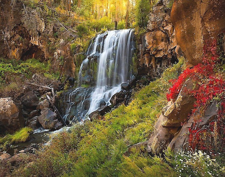 водопад - природа - оригинал