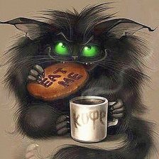 Схема вышивки «Кот»