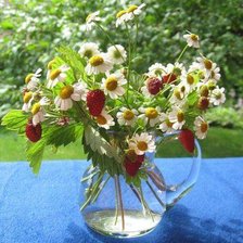 Схема вышивки «цветы»