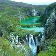 Схема вышивки «водопад»