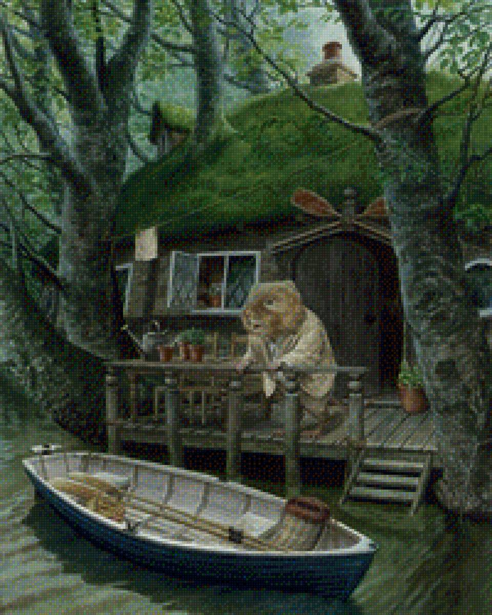 Бобр - бобр река дом пруд озеро сказка рыба болото - предпросмотр