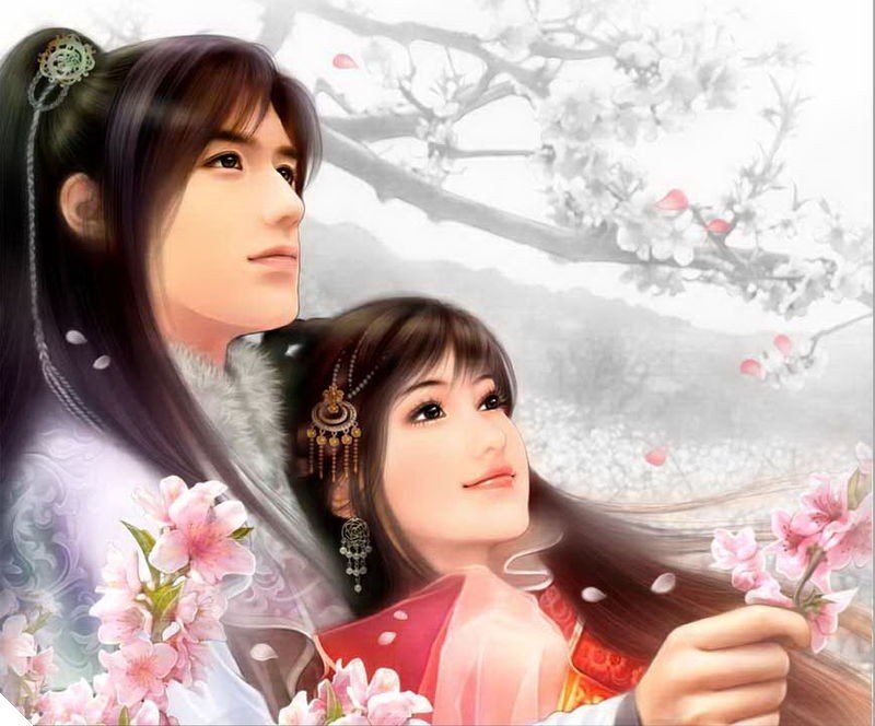 Пара - фэнтези, иллюстрация, сказка - оригинал