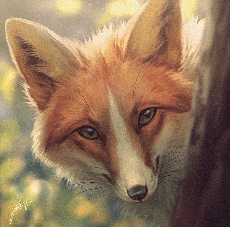 Лис - животные - оригинал