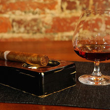 Схема вышивки «Коньяк и Сигара»