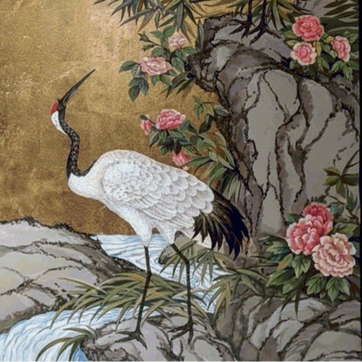 Журавль - журавль, япония, птицы - предпросмотр