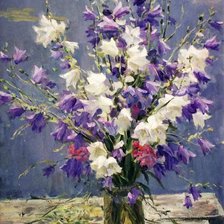 Схема вышивки «Сельский букет. Владимир Гусев»