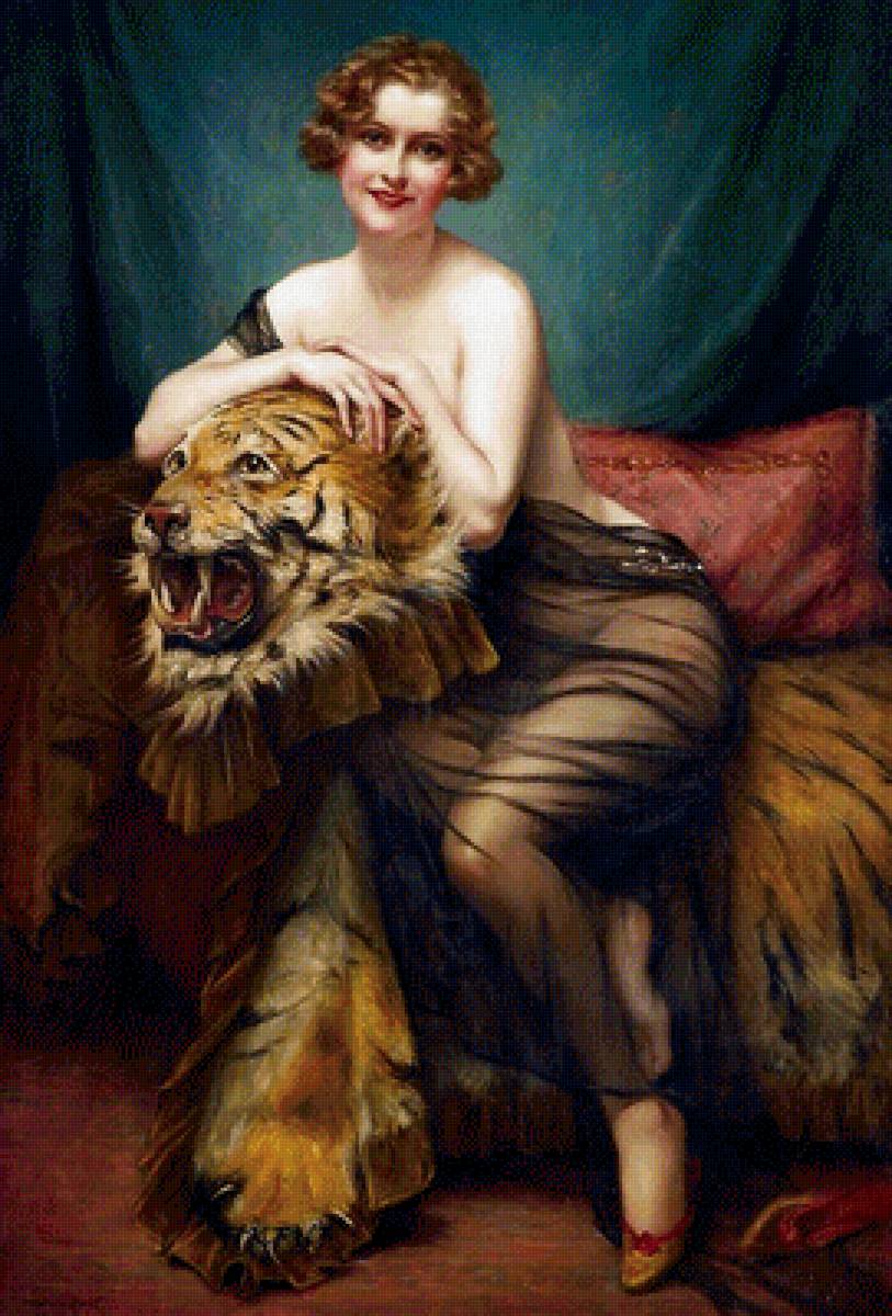 Художник Франсуа Мартин Кавель (1) - дама, 19 век, девушка, живопись, портрет - предпросмотр