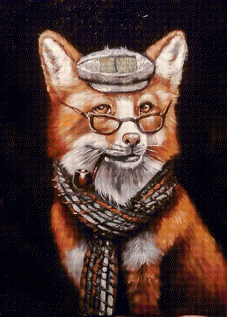 Sherlock Holmes Fox. - animals.portraits. - предпросмотр