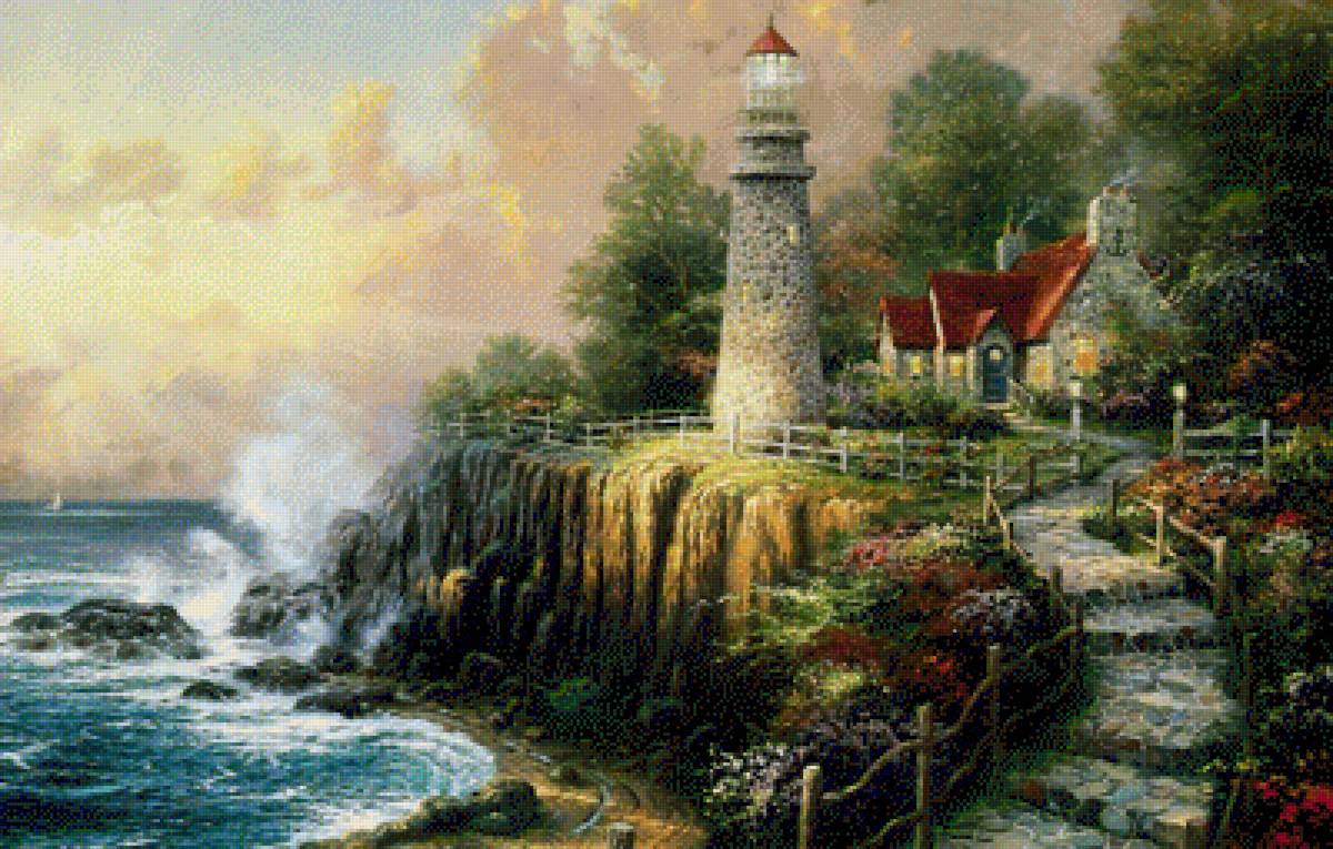 маяк - маяк море пейзаж - предпросмотр