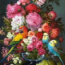 Схема вышивки «натюрморт»