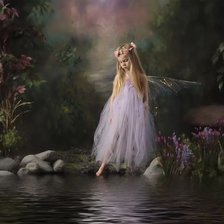 Схема вышивки «Маленький ангел»