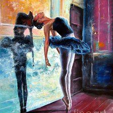 Схема вышивки «balet»