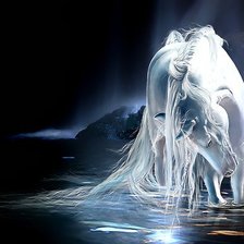 Схема вышивки «Единорог»