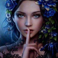 Схема вышивки «девошка»