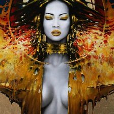 Схема вышивки «девошка»