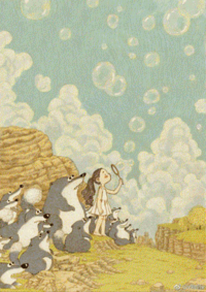 Лето - лес поле цветы сказка миф животные лето - предпросмотр