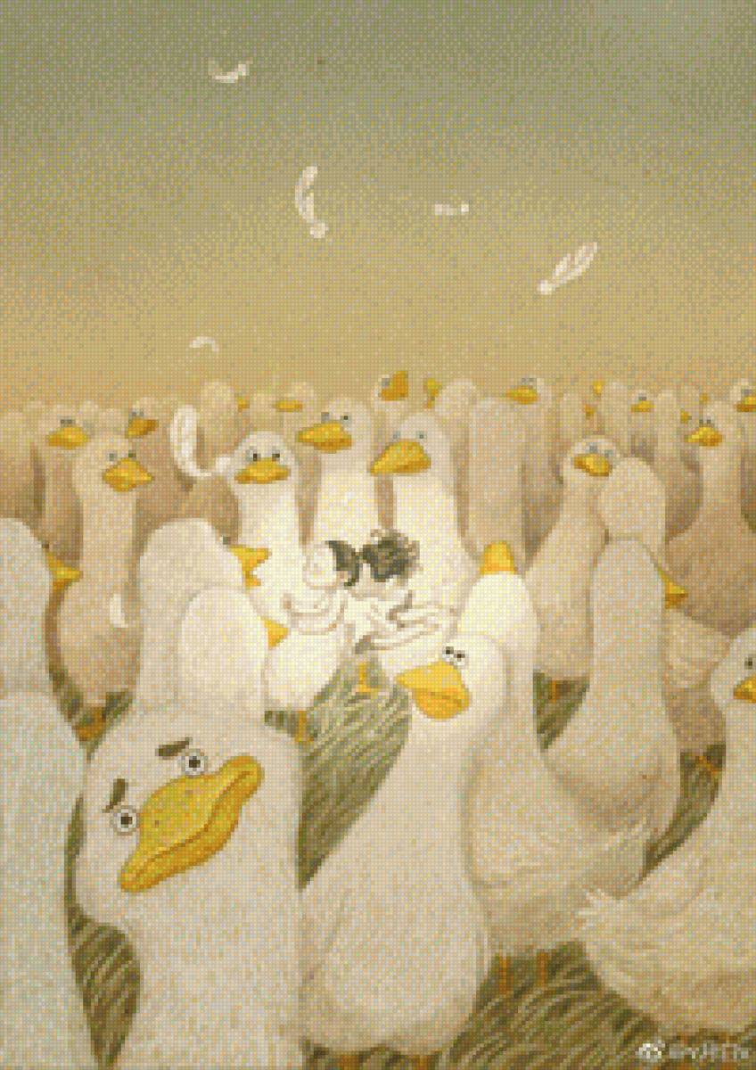 Утки гуси - утки гуси лето небо сказка миф - предпросмотр