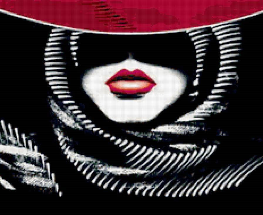 Дама в шляпе - серия "женский натюрморт" - оригинал