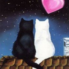 Схема вышивки «Коты»