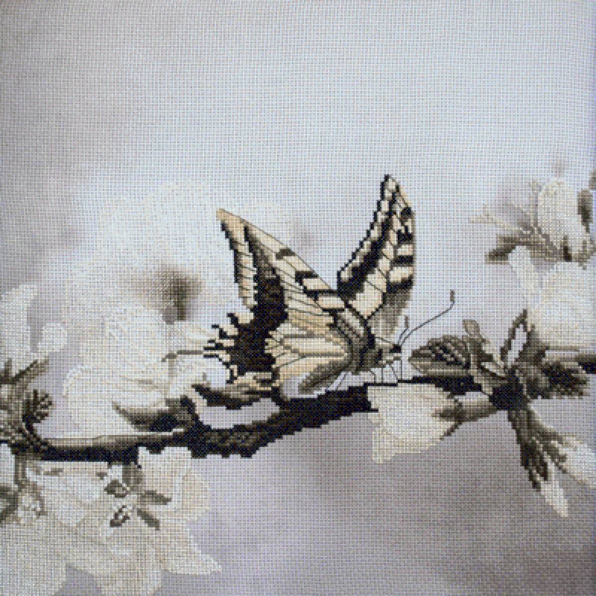 ЦВЕТУЩИЙ САД.НОВА СЛОБОДА.ТРИПТИХ-1 - диптих, парные картины, триптих - предпросмотр