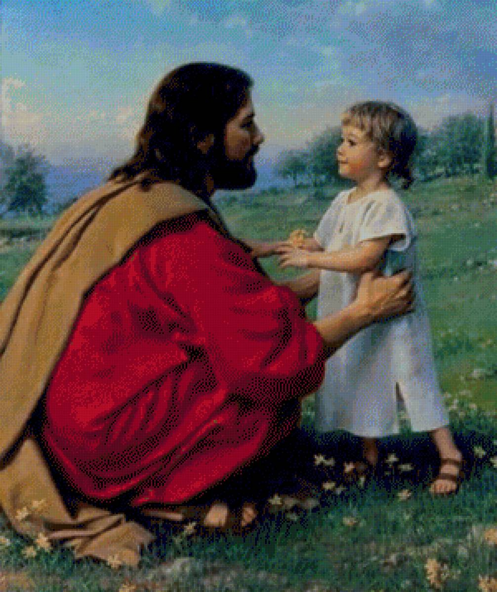 Ісус і дитина - релігія - предпросмотр