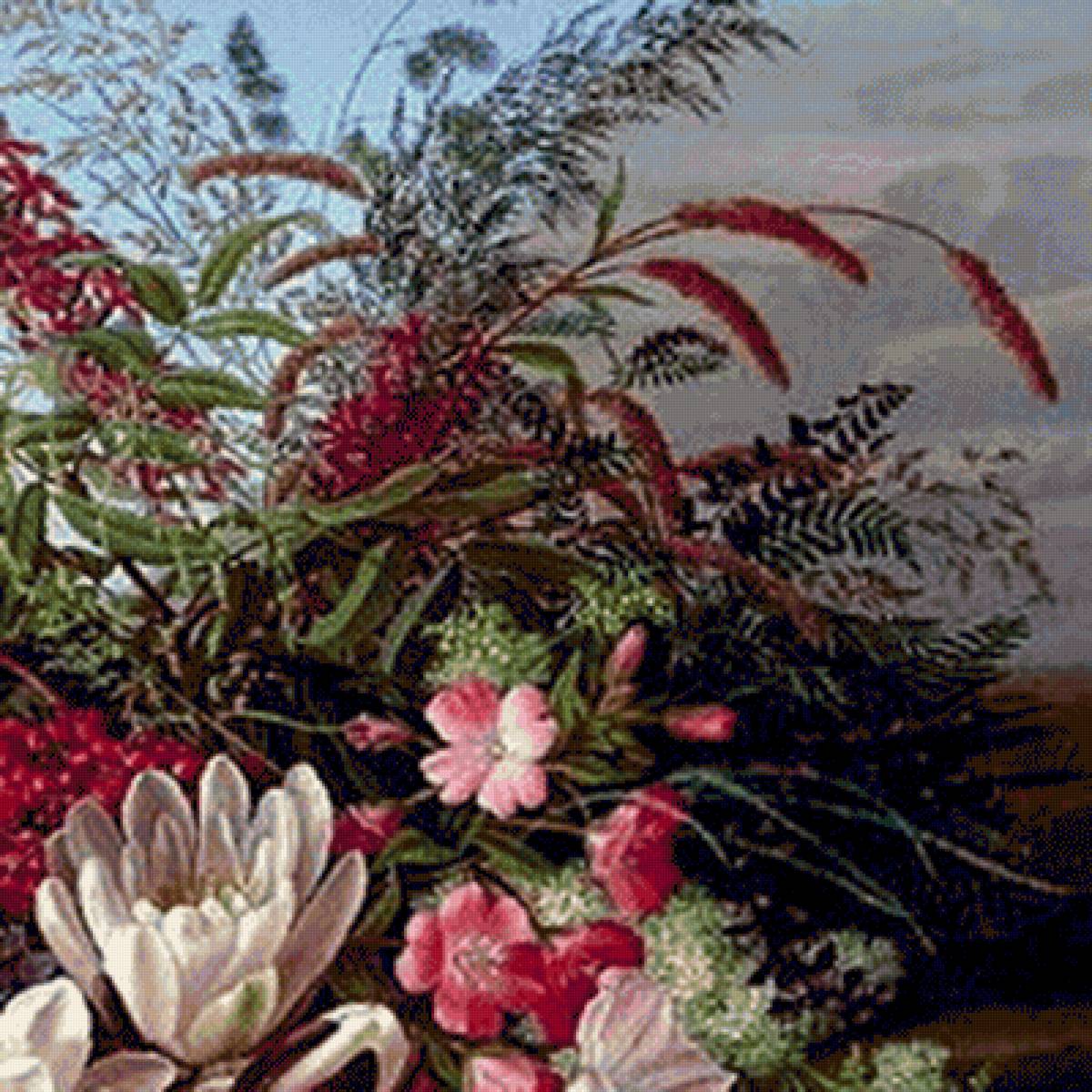 ШИКАРНЫЙ БУКЕТ-2 - парные картины, триптих, диптих - предпросмотр